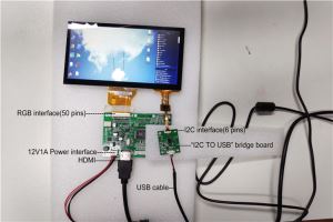 Raspberry Pi I2c սենսորային էկրան